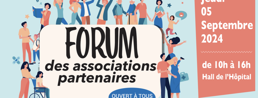 Forum des associations partenaires : jeudi 05 septembre 2024